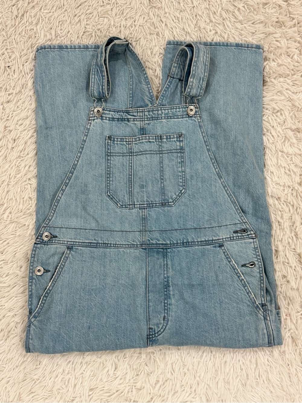 Brixton Light Blue Denim Overalls